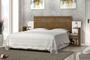 Imagem de Cabeceira Para Cama Box Regulável MOA Com 2 Mesas de Cabeceira Com Gavetas Acopladas Cor Jequitiba/Off White