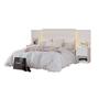 Imagem de Cabeceira para Cama de Casal Extensível Casal / Queen / King com 2 mesa de Cabeceira 100% MDF Granada