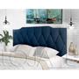 Imagem de Cabeceira Para Cama Solteiro Solt. King Box 0,90x55 Nicole Azul - MagL