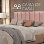 Imagem de Cabeceira Placa Estofada De Cama Box Modulo 20x60cm Cama Casal