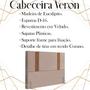 Imagem de Cabeceira Queen 158 cm Veron Veludo Rose Soon