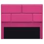 Imagem de Cabeceira Queen Brick P02 160 cm para cama Box Suede Pink - Amarena Móveis