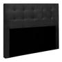 Imagem de Cabeceira Queen Cama Box 160x129 Cm Helen Suede Preto SBL