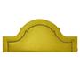 Imagem de Cabeceira Queen Diamond Provence Suede Liso Amarelo 160 X 60