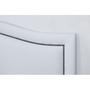 Imagem de Cabeceira Queen Estofada para Cama Box com Tachas 160x60cm Curva Luxo