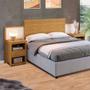 Imagem de Cabeceira Regulável para Casal e Queen Size com Mesa Off White Flex Olive Shop Jm