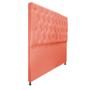 Imagem de Cabeceira Sofia 195 cm King Size Suede Coral - ADJ Decor