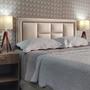 Imagem de Cabeceira Solteiro 90 Cama Box Diamond 2 Módena V2H4 Bege Corano Com Pés RBL