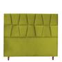 Imagem de Cabeceira Solteiro 90cm Roma Suede Amarelo - D'Classe Decor