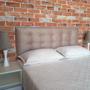 Imagem de Cabeceira Solteiro Botone 15 Com Pes Suede Amassado 90 X 120 Rbl