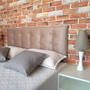 Imagem de Cabeceira Solteiro Botone 15 Com Pes Suede Amassado 90 X 120 Rbl