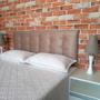 Imagem de Cabeceira Solteiro Botone 15 Com Pes Suede Amassado 90 X 120 Rbl