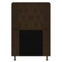 Imagem de Cabeceira solteiro brenda 90cm suede marrom