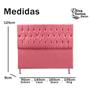 Imagem de Cabeceira Solteiro Cama Box 90cm Estofada Quarto Moderna Luxo Decorativa Suede material sintético