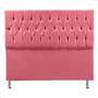 Imagem de Cabeceira Solteiro Cama Box 90cm Estofada Quarto Moderna Luxo Decorativa Suede material sintético