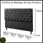 Imagem de Cabeceira Solteiro Cama Box Estofada 0,9m Quarto Suede Sofia