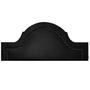 Imagem de Cabeceira Solteiro Diamond Estilo Provençal Suede Preto 90 X 60