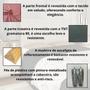 Imagem de Cabeceira Solteiro Estofada Carla 90cm Veludo Com Frames