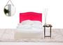 Imagem de Cabeceira Solteiro Onda Soft Com Tachas Veludo Pink