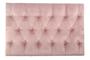 Imagem de Cabeceira solteiro para cama box painel capitone veludo rosa