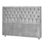 Imagem de Cabeceira Solteiro Tóquio P04 98 cm Suede - ADJ Decor