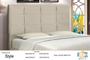 Imagem de Cabeceira Style Estofada Com Botão de Tecido para Cama Box Casal Queen Size 164Cm New Foam - JBE Móveis