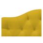 Imagem de Cabeceira Suspensa Imperatriz 140 cm Casal Suede Amarelo - Amarena Móveis