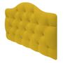 Imagem de Cabeceira Suspensa Imperatriz 140 cm Casal Suede Amarelo - Amarena Móveis