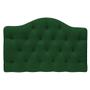 Imagem de Cabeceira Suspensa Imperatriz 140 cm Casal Suede Verde - Amarena Móveis