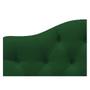 Imagem de Cabeceira Suspensa Imperatriz 140 cm Casal Suede Verde - Amarena Móveis