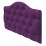 Imagem de Cabeceira Suspensa Imperatriz 160 cm Queen Size Suede Roxo - Amarena Móveis