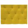 Imagem de Cabeceira Suspensa Imperatriz 195 cm King Size Suede Amarelo - ADJ Decor