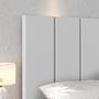 Imagem de Cabeceira Suspensa Painel Encosto Cama 1,40 Julia Kit 2 Mesa Apoio Canto Gaveta Nicho Organizador Classic New Decoração Quarto Casal-RPM