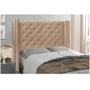 Imagem de Cabeceira Vicenza Cama Box King 195 Cm Bege