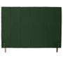 Imagem de Cabeceira Vitória 193Cm Para Cama Box King Suede Verde Militar