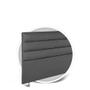 Imagem de Cabeceira Wave F.A Colchões Swede Chumbo King Size 193x15x127cm