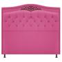 Imagem de Cabeceira Yasmim Estofada Capitonê 160 cm para Cama Quarto Box Queen Size Suede Pink - Amarena