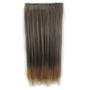 Imagem de Cabelo Aplique Tic Tac Fibra Japonesa Organica Cabeleireiro Liso Longo Mega Hair Aceita Chapinha Prancha Secador