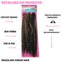 Imagem de Cabelo bio fibra crochet brazilian virgin hair sleek granada p2/27