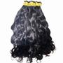 Imagem de Cabelo Brasileiro Limpo Humano Natural Leve Ondas 60/65cm 100 Gramas Pontas cheias Virgem Alongamento Mega hair.