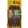 Imagem de Cabelo Crochet Braids Jade Fibra Orgânica Premium 60cm 300g - Black Beauty