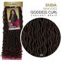 Imagem de Cabelo Duda Faux Locs Goddess Curl Ser Mulher 65cm 320 Gramas Aplique Para Crochet Braid Mega Hair