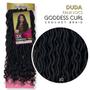 Imagem de Cabelo Duda Faux Locs Goddess Curl Ser Mulher 65cm 320 Gramas Aplique Para Crochet Braid Mega Hair