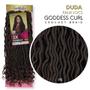 Imagem de Cabelo Duda Faux Locs Goddess Curl Ser Mulher 65cm 320 Gramas Para Crochet Braid