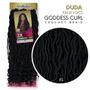 Imagem de Cabelo Duda Faux Locs Goddess Curl Twist Crochet Braid Ser Mulher 65cm 320 gramas