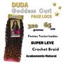 Imagem de Cabelo Duda Faux Locs Goddess Curl Twist Crochet Braid Ser Mulher 65cm 320 gramas