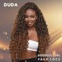Imagem de Cabelo Duda Ser Mulher Faux Locs Goddess Curl Para Crochet Braid 65cm 320 Gramas