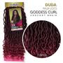 Imagem de Cabelo Duda Ser Mulher Faux Locs Goddess Curl Para Crochet Braid 65cm 320 Gramas