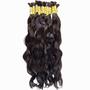 Imagem de Cabelo Humano Liso Ondulado Natural 70/75cm 50 Gr Virgem Ponta Cheia 