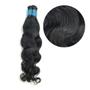 Imagem de CABELO HUMANO ONDULADO INDIANO PREMIUM LIGA AZUL 65cm 100Gr